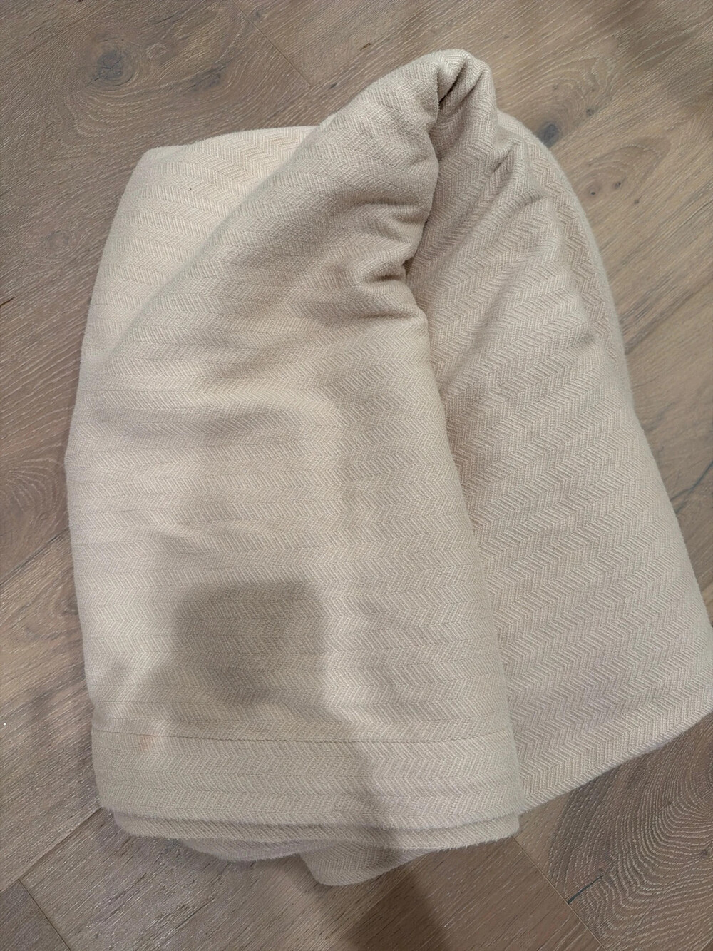 Wamsutta tan blanket 90 by 98